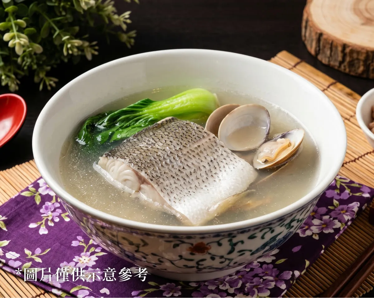無刺鱸魚湯（半尾）